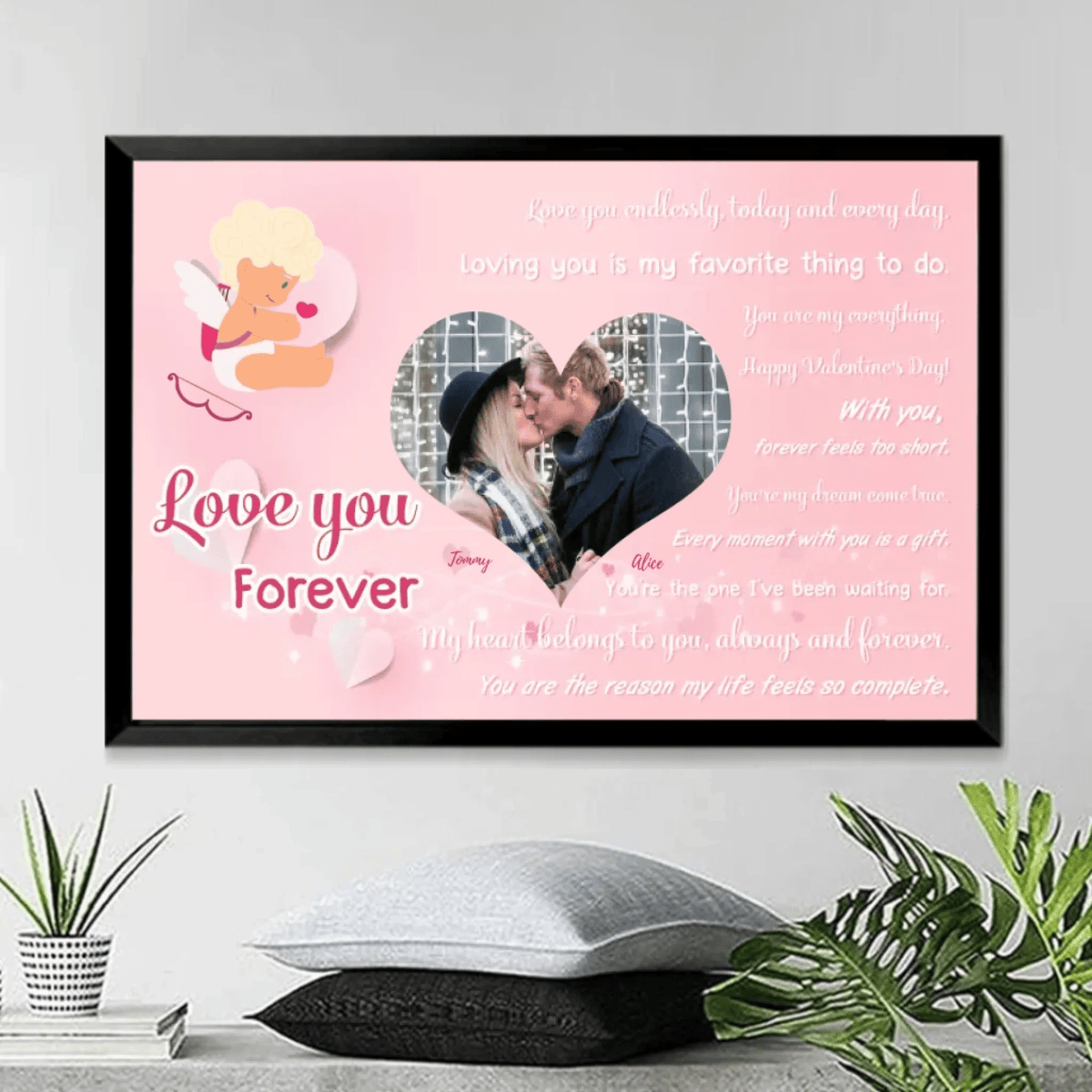 The most sincere love words to the person you love the most - Personalized Custom Photo Canvas or Poster 734630 - 738041 - DiyGiftly
