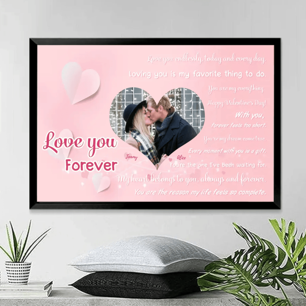 The most sincere love words to the person you love the most - Personalized Custom Photo Canvas or Poster 734630 - 738041 - DiyGiftly