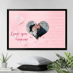 The most sincere love words to the person you love the most - Personalized Custom Photo Canvas or Poster 734630 - 738041 - DiyGiftly