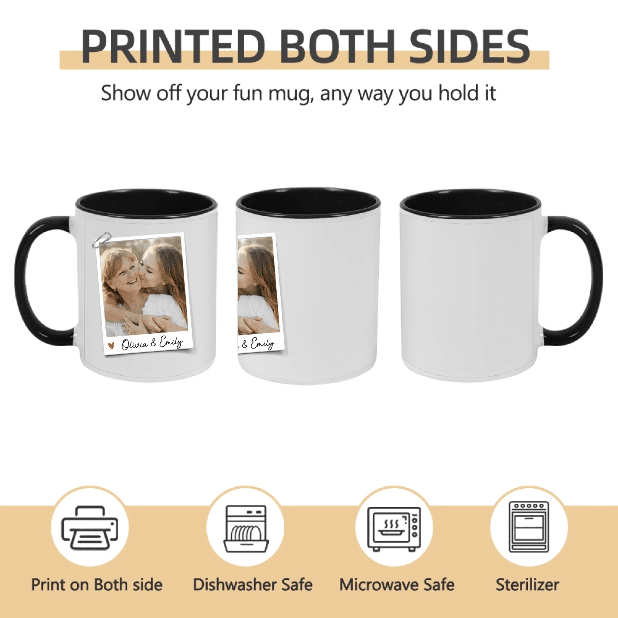 The Only Gift You Need Custom Photo Mug - Personalized Family Mug, Mother's Day Gift for Mom 1121138 - DiyGiftly