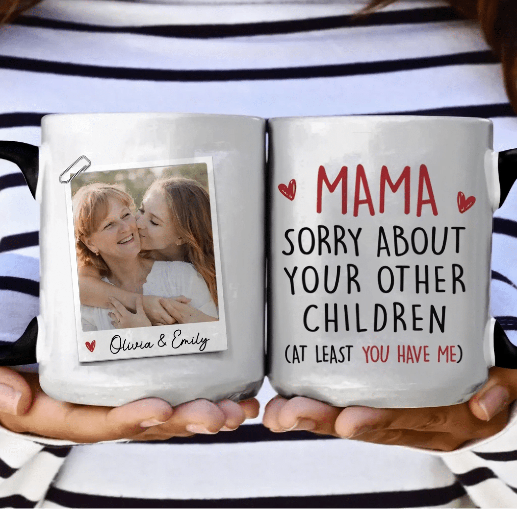 The Only Gift You Need Custom Photo Mug - Personalized Family Mug, Mother's Day Gift for Mom 1121138 - DiyGiftly
