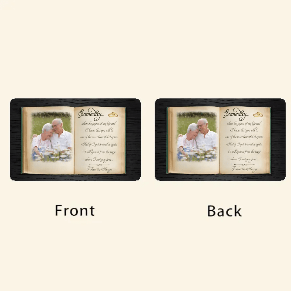 The Pages Of My Life - Personalized Custom Photo Canvas 735354 - 735355 - DiyGiftly