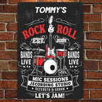 The passionate moment of roaring and swaying along with the band - personalized and creative tinplate paintings 755275 - 755528 - DiyGiftly