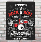 The passionate moment of roaring and swaying along with the band - personalized and creative tinplate paintings 755275 - 755528 - DiyGiftly