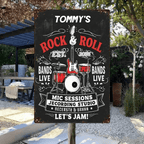 The passionate moment of roaring and swaying along with the band - personalized and creative tinplate paintings 755275 - 755528 - DiyGiftly