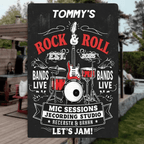 The passionate moment of roaring and swaying along with the band - personalized and creative tinplate paintings 755275 - 755528 - DiyGiftly