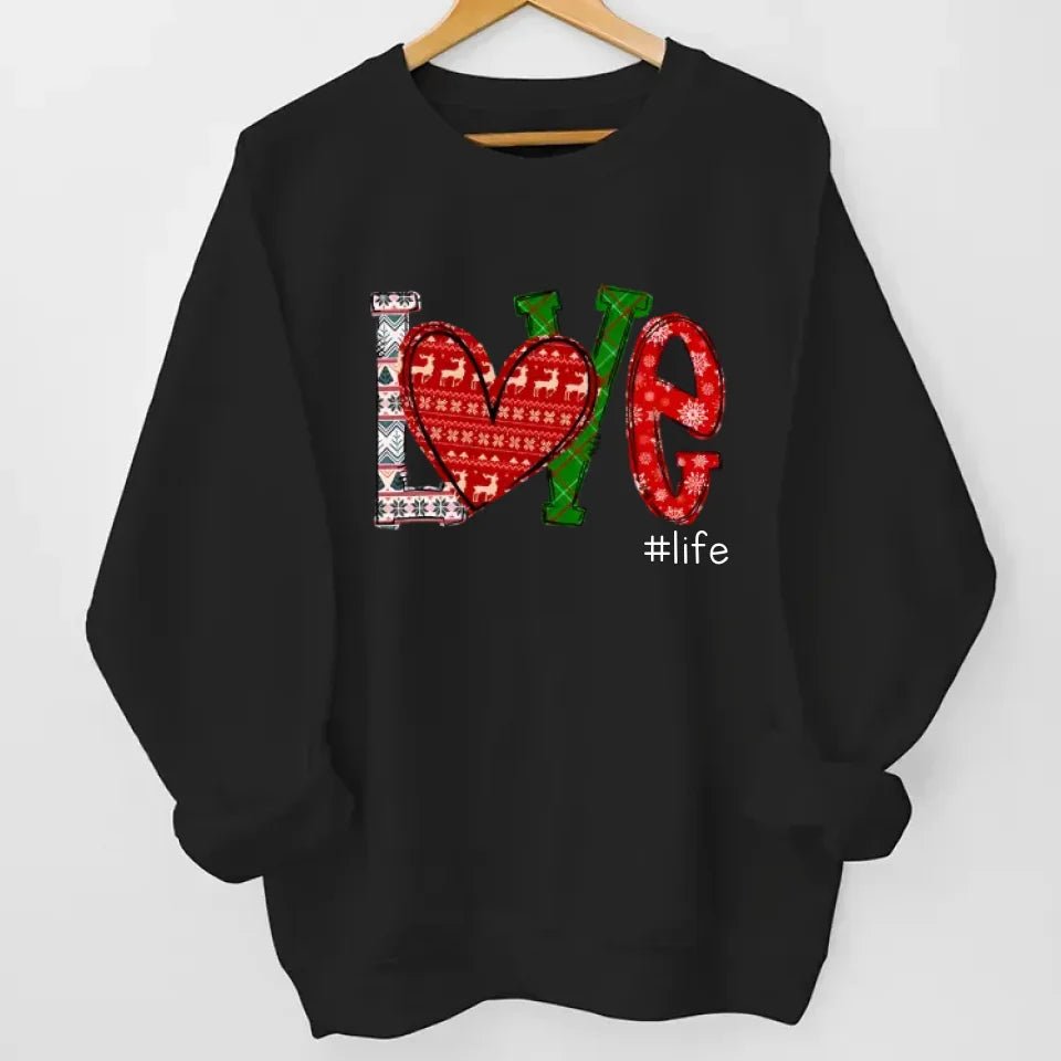 The Perfect Grandma family sweatshirt gift unisex sweatshirt personalized sleeve names