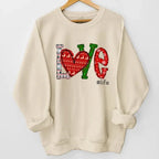 unisex sweatshirt with personalized sleeve names The Perfect Grandma