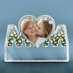 The Piece That Holds Us Together Custom Photo Acrylic Plaque - Personalized Family Plaque - Mother's Day and Birthday Gift for Mom From Daughter - DiyGiftly