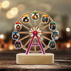 custom photo wooden acrylic ornament as a new home gift
