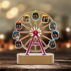 custom photo ornament wooden acrylic as a new home gift