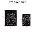 The Ride Goes On Biker Vertical Poster Metal Sign 741856 - 741867 - DiyGiftly