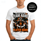 The short sleeve of the rugby team - a gift for the players - a cotton T-shirt 739546 - DiyGiftly