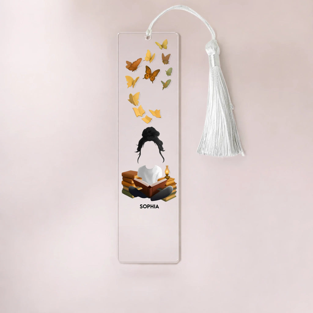 The World Belongs To Those Who Read - Personalized Custom Acrylic Bookmark 1125680 - DiyGiftly
