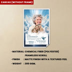 There's A Little Bit Of Heaven In Our Home - Personalized Canvas 737100 - 737105 - DiyGiftly