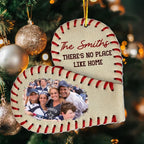 There's No Place Like Home - Personalized Acrylic Photo Baseball Ornament 716392 - DiyGiftly