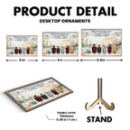 They Fish Beside Us Every Day - Personalized Custom Wooden Plaquet 712233 - DiyGiftly