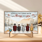 They Fish Beside Us Every Day - Personalized Custom Wooden Plaquet 712233 - DiyGiftly