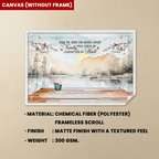 They Fish Beside Us Every Day - Personalized Wrapped Canvas 712421 - 712233 - DiyGiftly