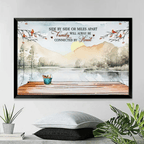 They Fish Beside Us Every Day - Personalized Wrapped Canvas 712421 - 712233 - DiyGiftly