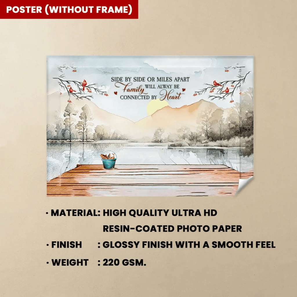 They Fish Beside Us Every Day - Personalized Wrapped Canvas 712421 - 712233 - DiyGiftly