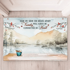 They Fish Beside Us Every Day - Personalized Wrapped Mat 712233 - D - DiyGiftly