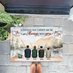 They Fish Beside Us Every Day - Personalized Wrapped Mat 712233 - D - DiyGiftly