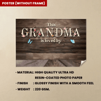 this grandma is loved by gift poster personalized names mothers day gift for grandma