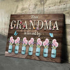 this grandma is loved by poster personalized names mothers day gift for grandma