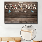 personalized poster this grandma is loved by custom name design mothers day gift for grandma