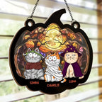 This Halloween, My Cat And I Are The Purr - Fect Pair! - Dog & Cat Personalized Window Hanging Suncatcher Ornament - Halloween Gift For Pet Owners, Pet Lovers 667987 - DiyGiftly