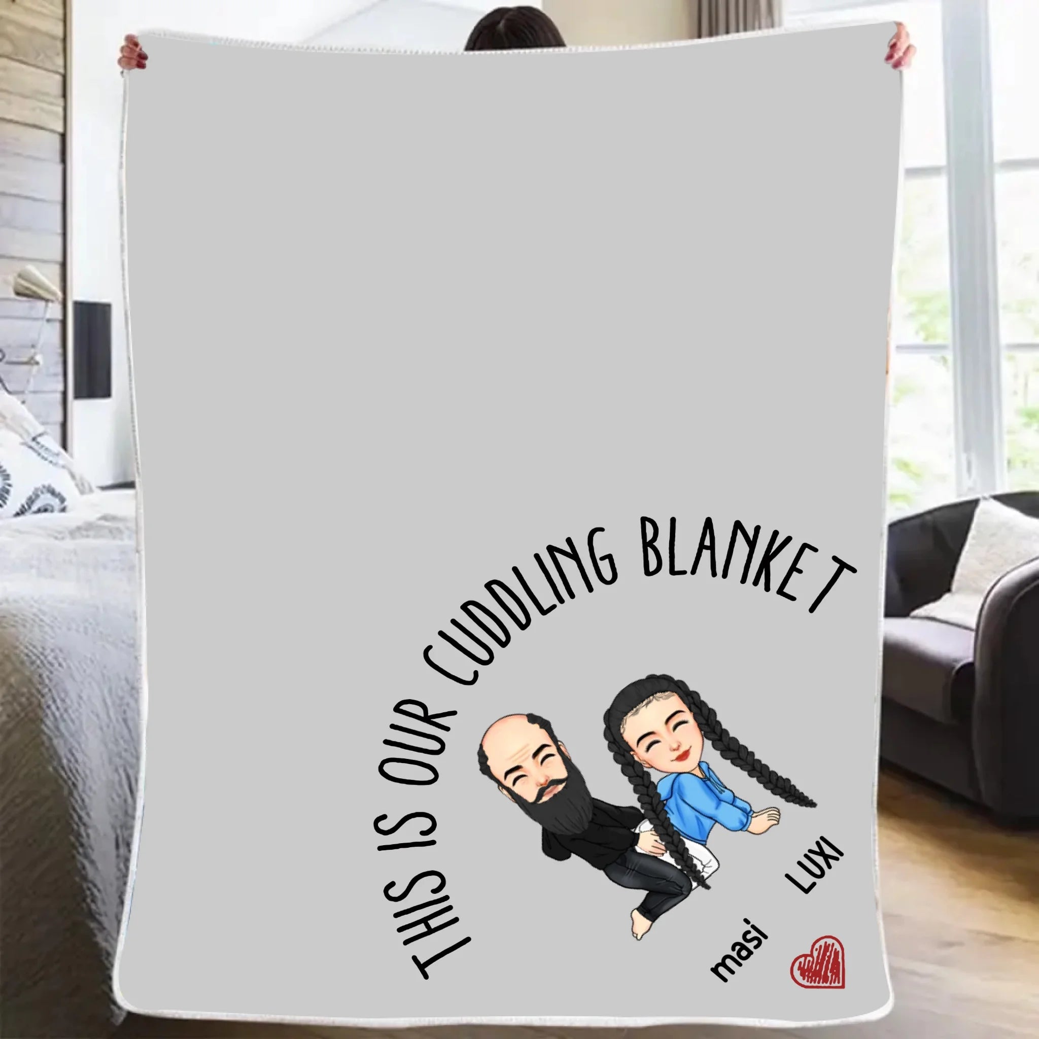 This Is Our Cuddling Blanket Personalized Blanket Gift For Couple 746693 - DiyGiftly
