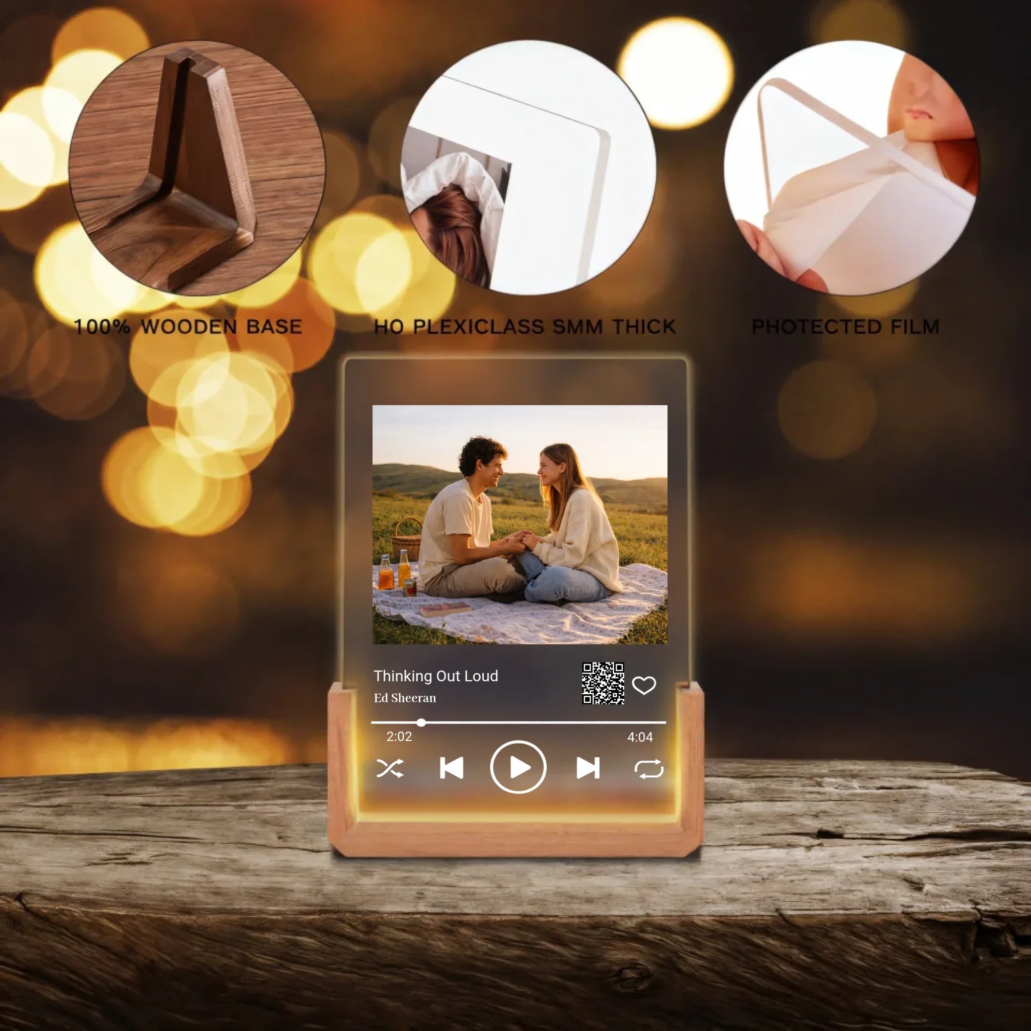 "This Is Our Song" – Personalized Photo Music Fridge Magnet, Custom Song & Photo Upload – Romantic Singing Keepsake Gift for Valentine's Day, Anniversary & Couples 1158766 - DiyGiftly