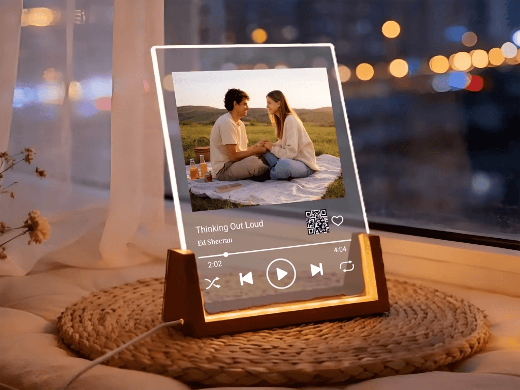 "This Is Our Song" – Personalized Photo Music Fridge Magnet, Custom Song & Photo Upload – Romantic Singing Keepsake Gift for Valentine's Day, Anniversary & Couples 1158766 - DiyGiftly
