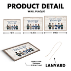 This Is Us A Little Bit Crazy, A Whole Lot Of Love - Personalized Custom Wooden Plaquet - Family Hugging 713186 - DiyGiftly