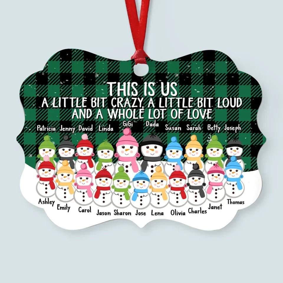 This Is Us A Whole Lot Of Love - Personalized Family Ornament 683190 - DiyGiftly