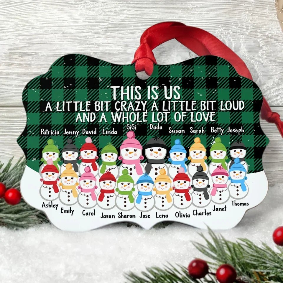 This Is Us A Whole Lot Of Love - Personalized Family Ornament 683190 - DiyGiftly