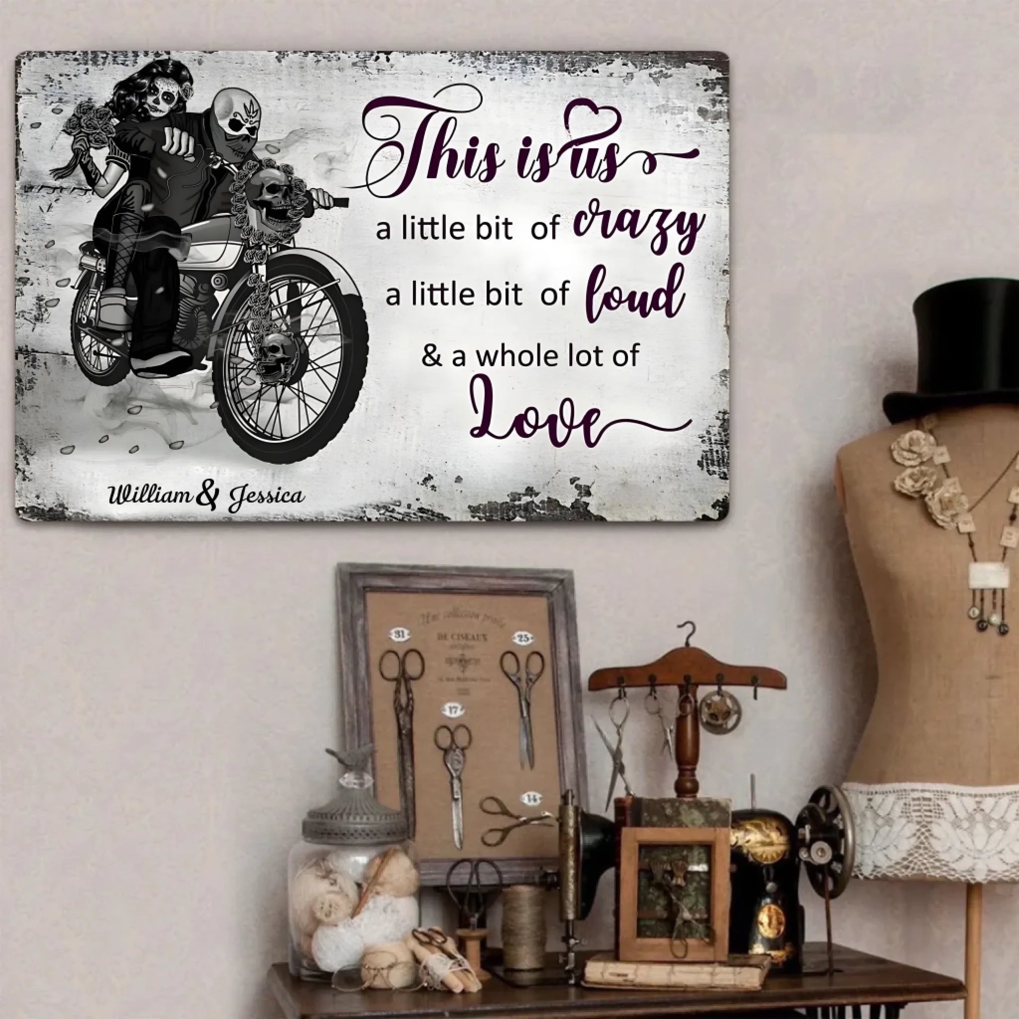 This Is Us Biker Metal Sign 742103 - 742459 - DiyGiftly