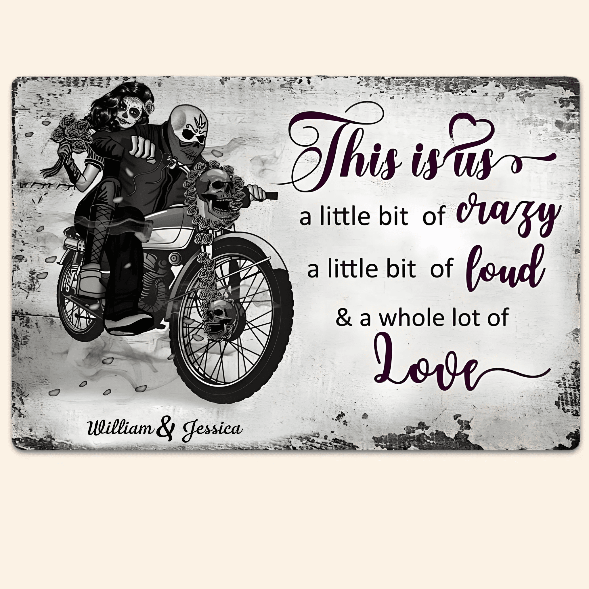 This Is Us Biker Metal Sign 742103 - 742459 - DiyGiftly