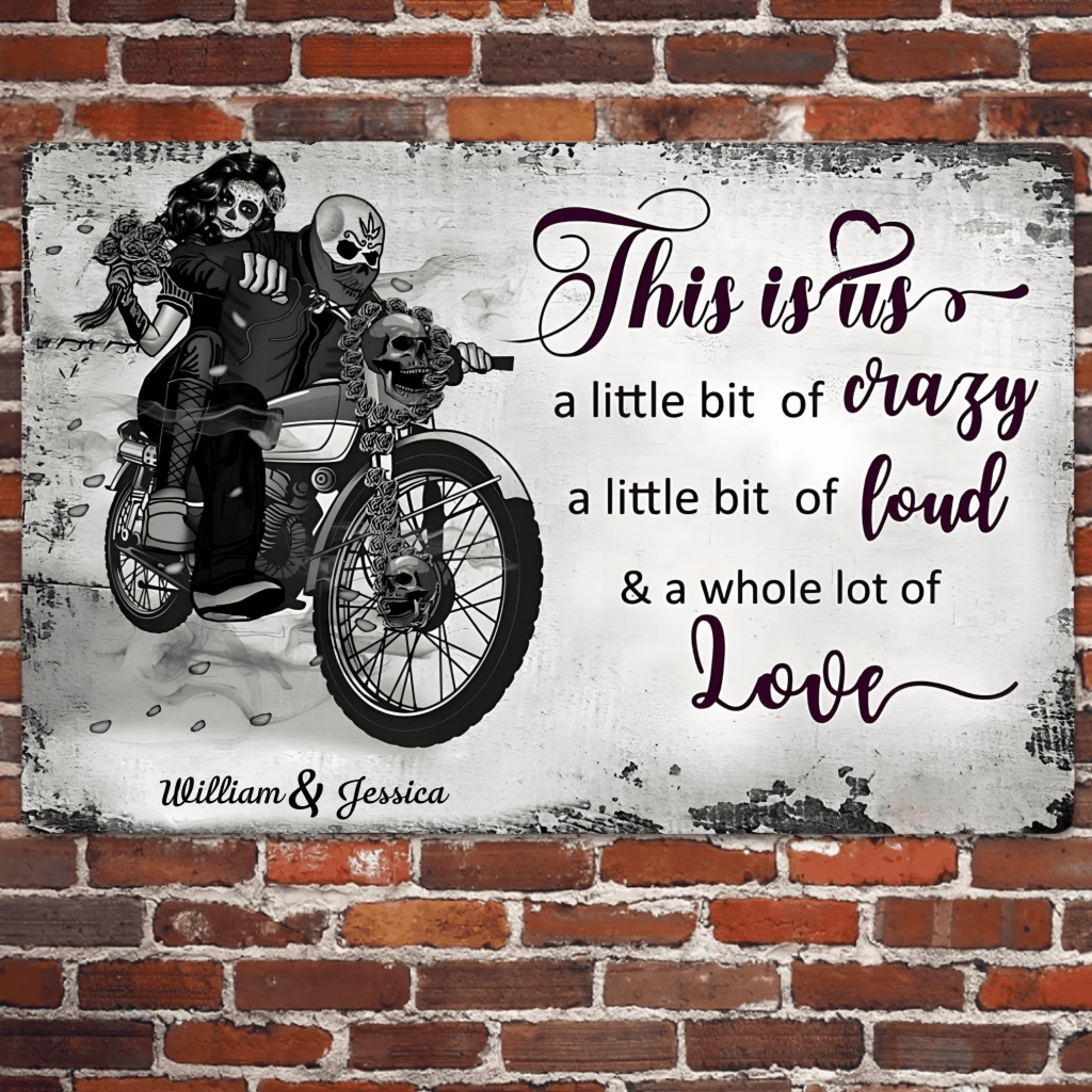 This Is Us Biker Metal Sign 742103 - 742459 - DiyGiftly