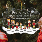 This Is Us - Personalized Acrylic Ornament 718540 - DiyGiftly