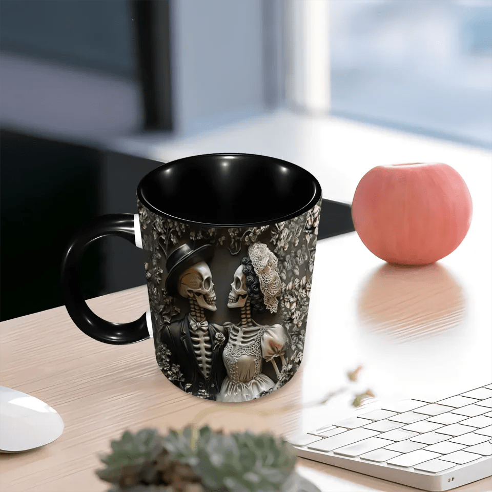 Til Death Do Us Part - Personalized Couple Mug - Gift For Husband, Wife, Anniversary 746582 - DiyGiftly