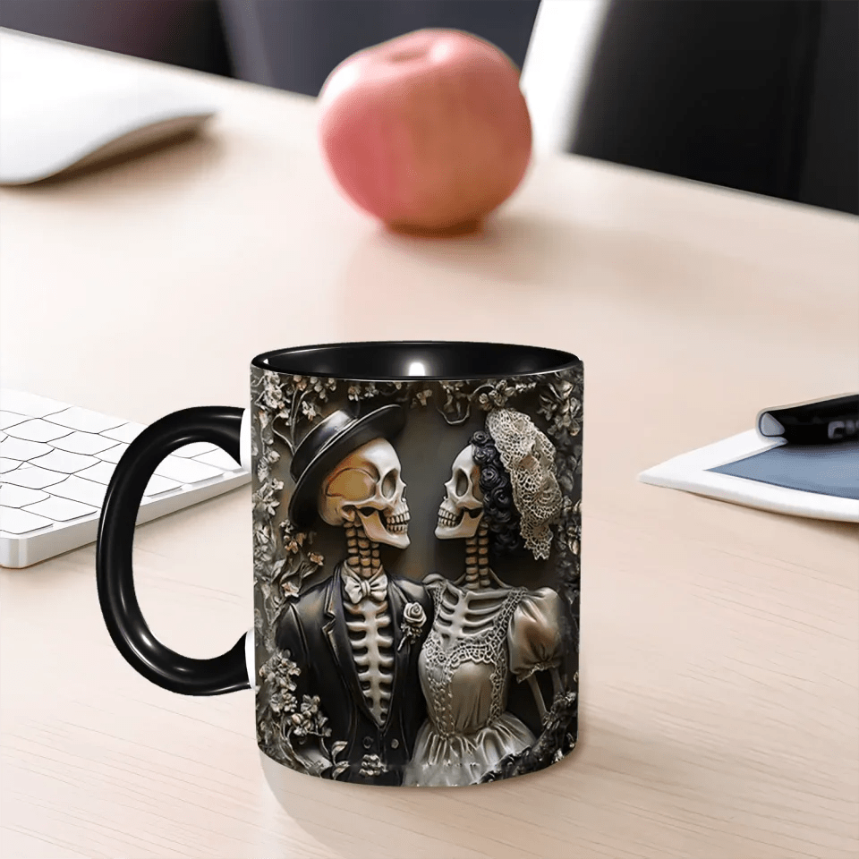 Til Death Do Us Part - Personalized Couple Mug - Gift For Husband, Wife, Anniversary 746582 - DiyGiftly