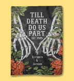 Till Death Do Us Apart - Personalized Skull Blanket 748964 - DiyGiftly
