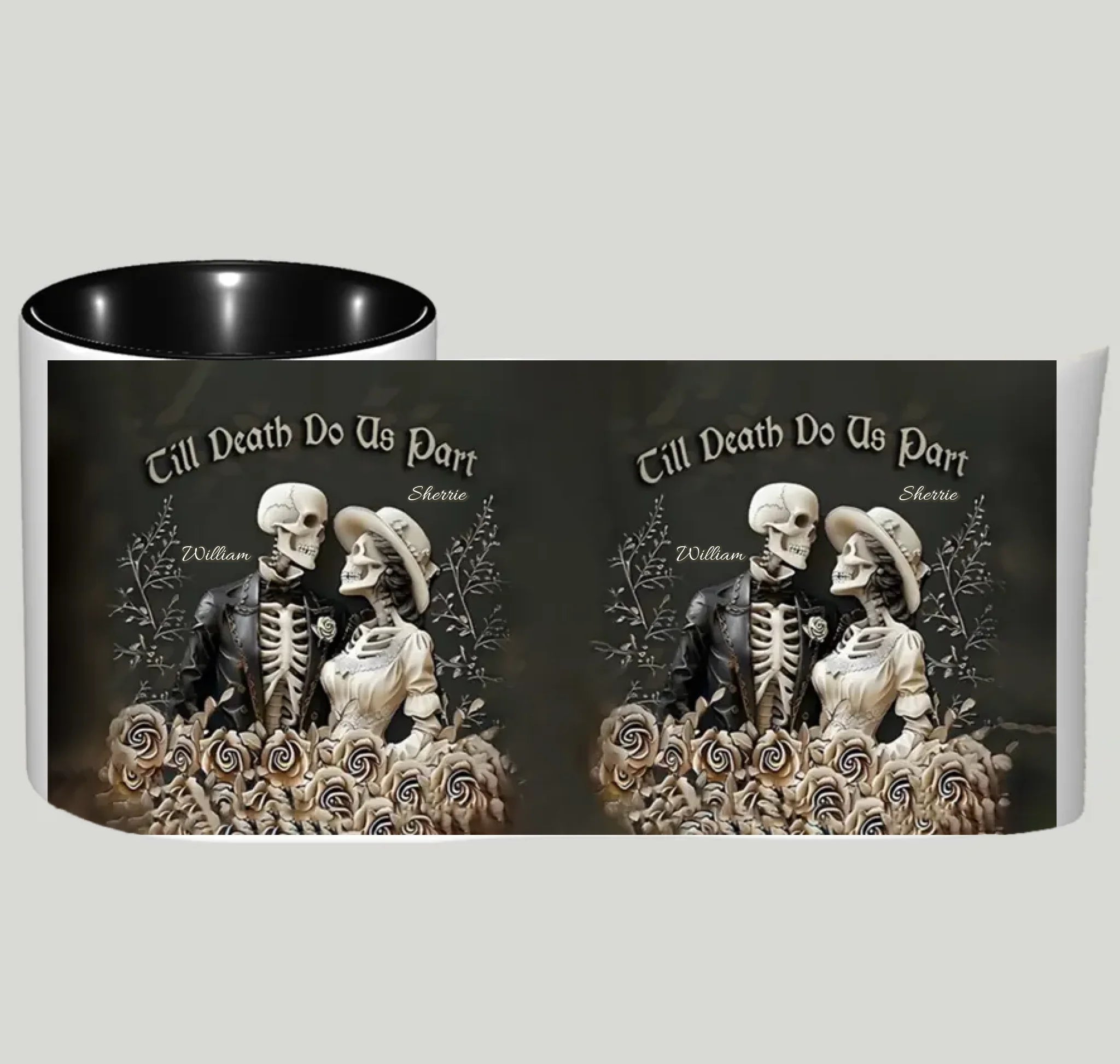 Till Death Do Us Part - Personalized Couple Mug - Gift For Husband,Wife,Anniversary 746652 - DiyGiftly