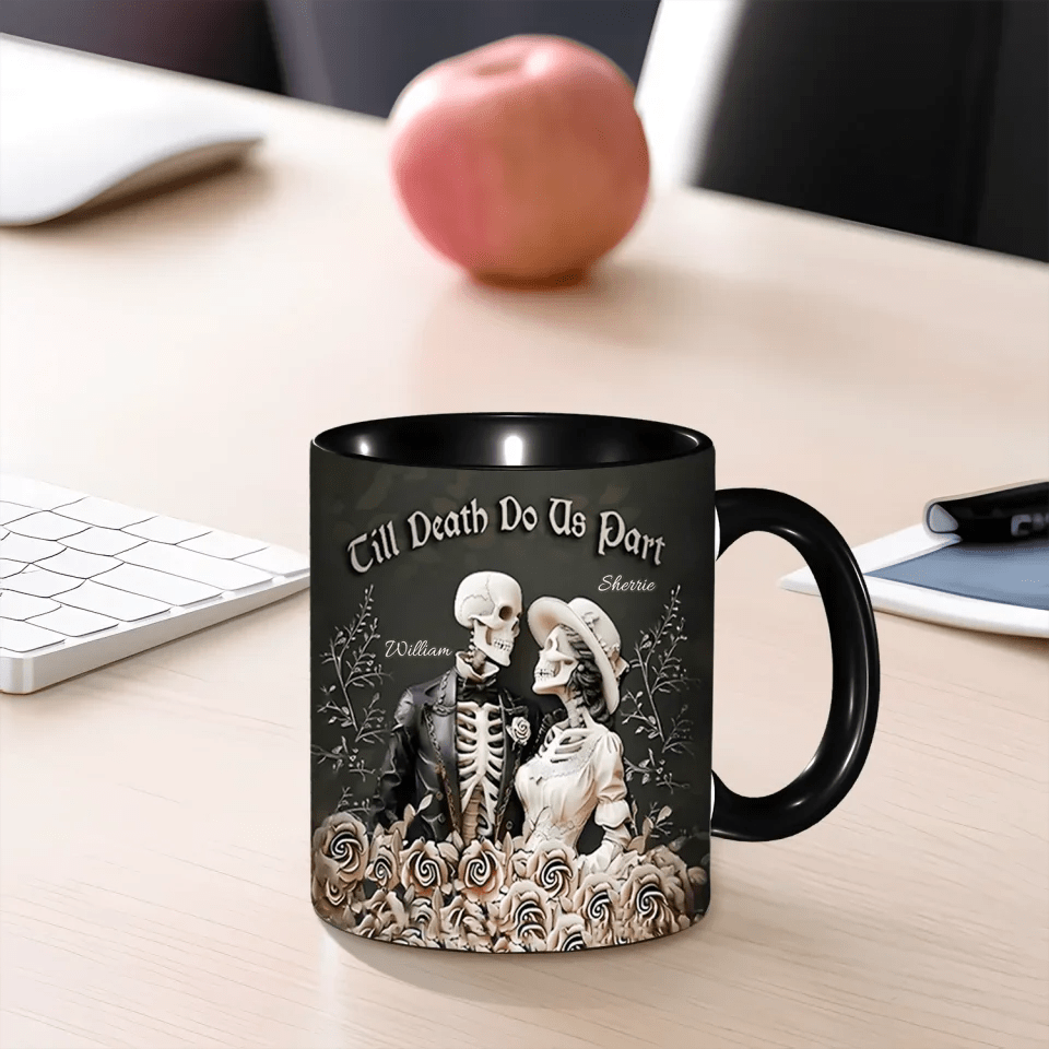 Till Death Do Us Part - Personalized Couple Mug - Gift For Husband,Wife,Anniversary 746652 - DiyGiftly
