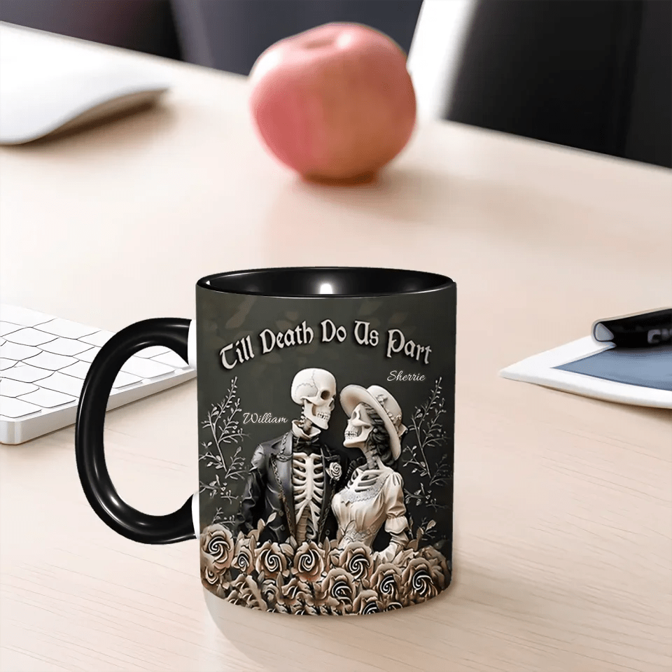 Till Death Do Us Part - Personalized Couple Mug - Gift For Husband,Wife,Anniversary 746652 - DiyGiftly