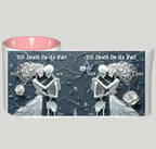 Till Death Do Us Part - Personalized Skull Accent Mug 748474 - DiyGiftly