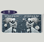 Till Death Do Us Part - Personalized Skull Accent Mug 748474 - DiyGiftly