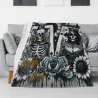 Till Death Do Us Part - Personalized Skull Bedding Set 748423 - DiyGiftly
